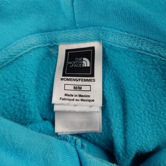 The‎ North Face Women’s Medium Half Dome Pullover Hoodie Sweatshirt Blue Logo - Picture 8 of 10
